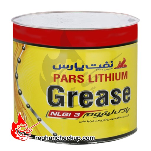 @gr-pa-lithium-10pound گریس نسوز پارس لیتیوم NLGI3 وزن 10 پوندی - تصویر 1