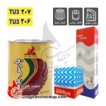 پکیج تعویض روغن پژو (206 TU3 و 207 TU3) پارس پایا 20W-50 SJ